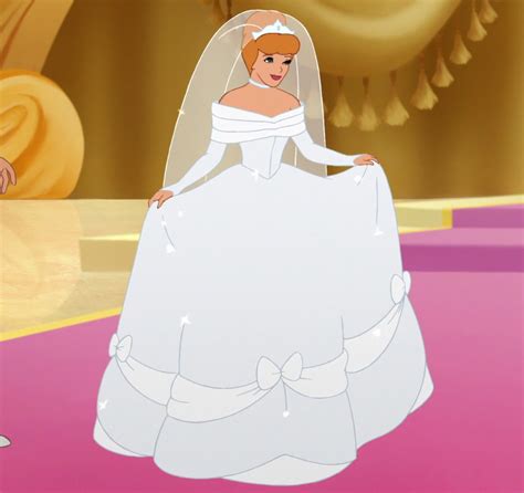 Cinderella Wedding Dress Cartoon - jenniemarieweddings