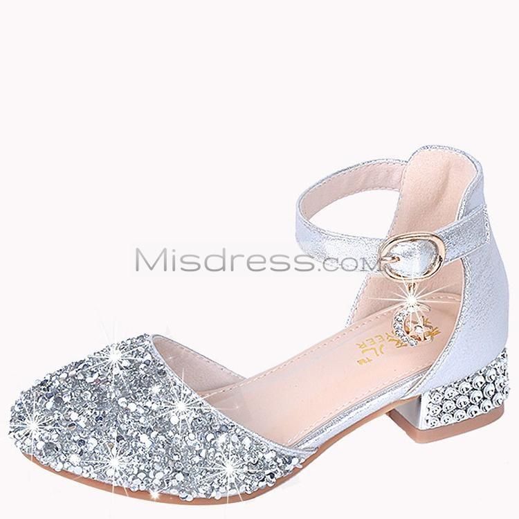 Childrens Silver Wedding Shoes