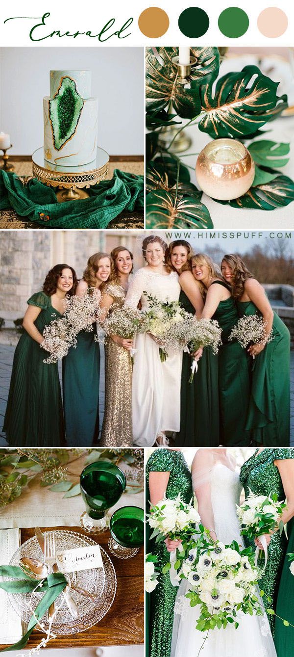 Emerald Green Wedding Colors