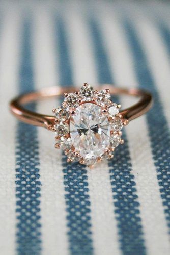 Vintage Oval Wedding Rings