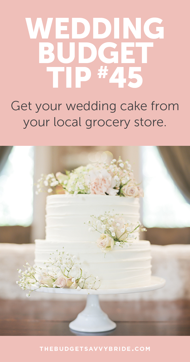 Grocery Store Wedding Cake