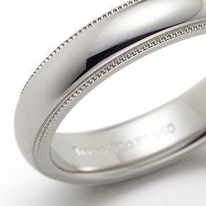 Mens Milgrain Wedding Band