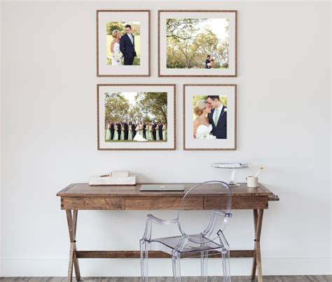 How To Tastefully Display Wedding Photos